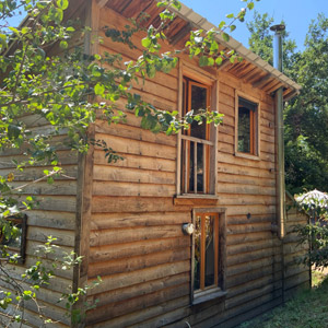 wooden cabin