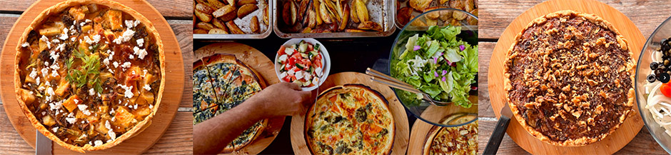 Uitzicht over de bergen